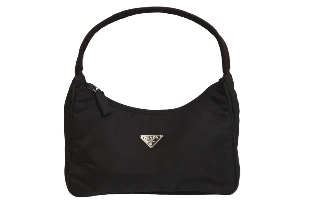 Prada Handbag Hobo triangle brown